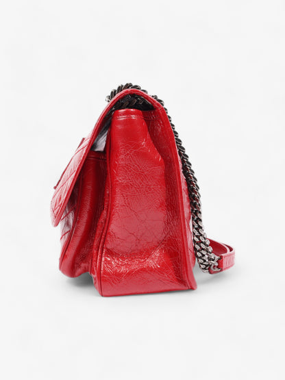 Saint Laurent Niki Red Calfskin Leather Medium