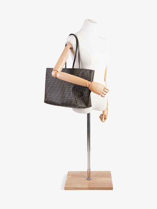 Fendi Zucca Tote Bag Tobacco / Black Canvas
