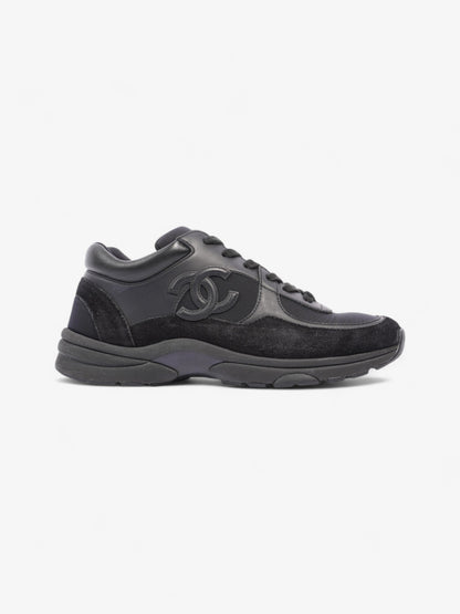 Chanel CC Logo Sneakers Black Suede EU 39 UK 6