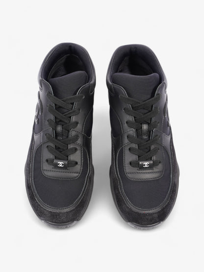 Chanel CC Logo Sneakers Black Suede EU 39 UK 6