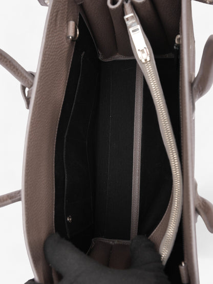 Saint Laurent Sac De Jour Grey Grained Leather Small
