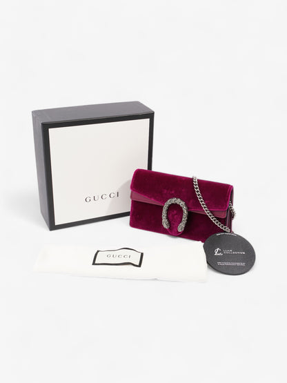 Gucci Dionysus Magneta Velvet Super Mini