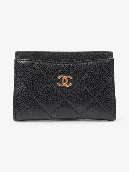 Chanel Classic Card Holder Black Caviar Leather