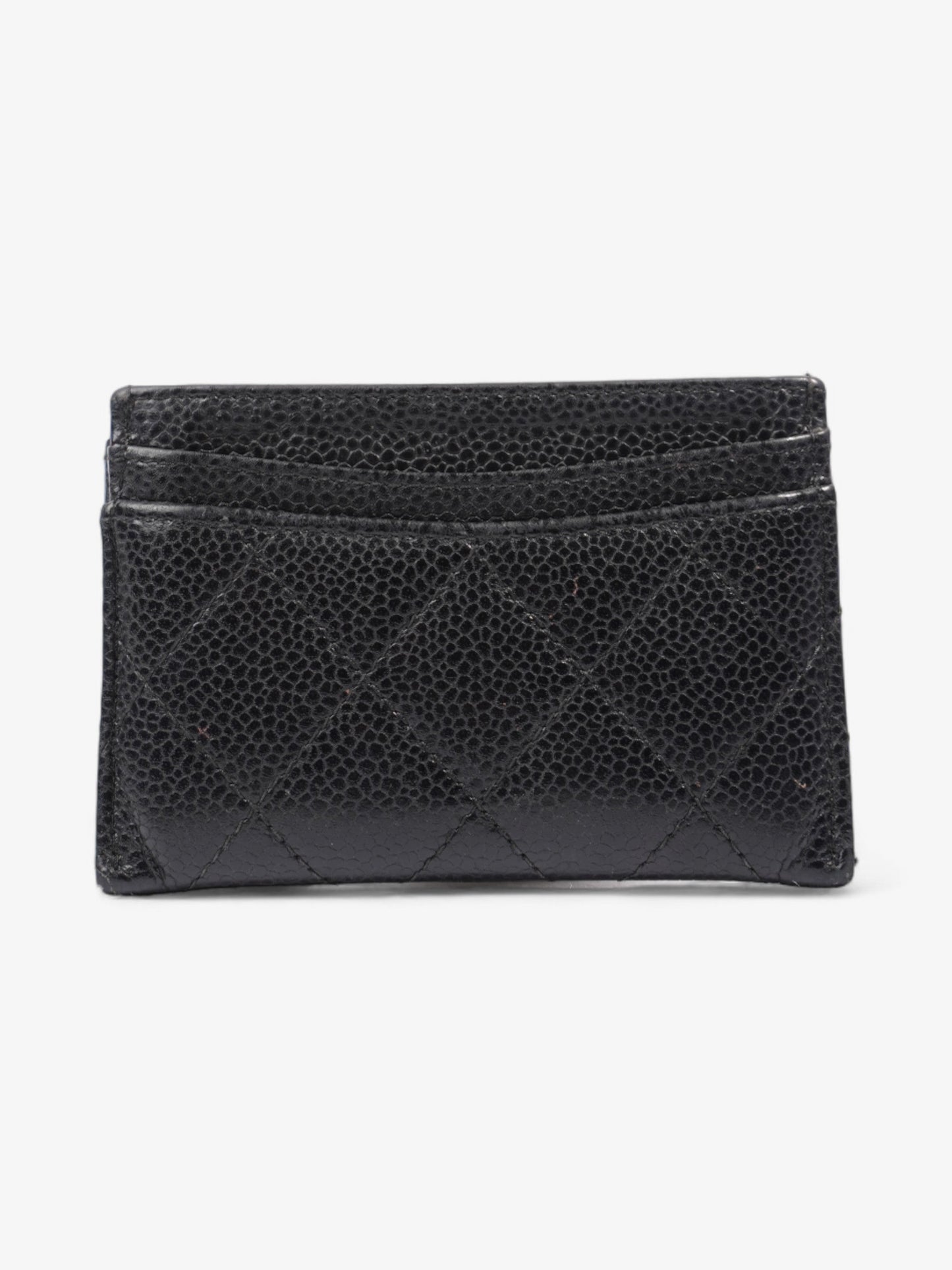 Chanel Classic Card Holder Black Caviar Leather
