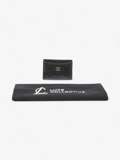 Chanel Classic Card Holder Black Caviar Leather