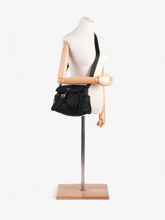 Prada Tessuto Crossbody Black Re Nylon