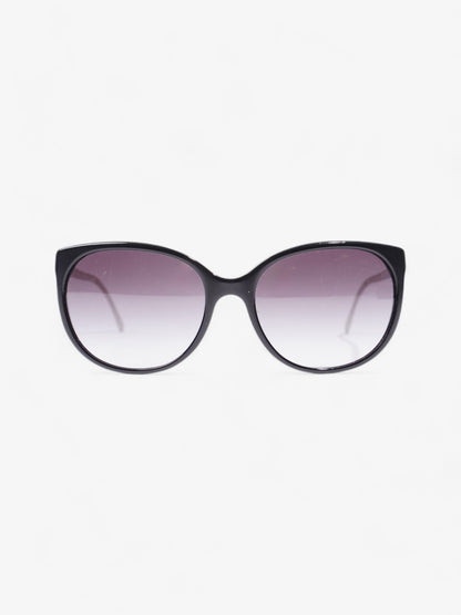 Burberry Check Sunglasses Black / Silver Acetate 135mm