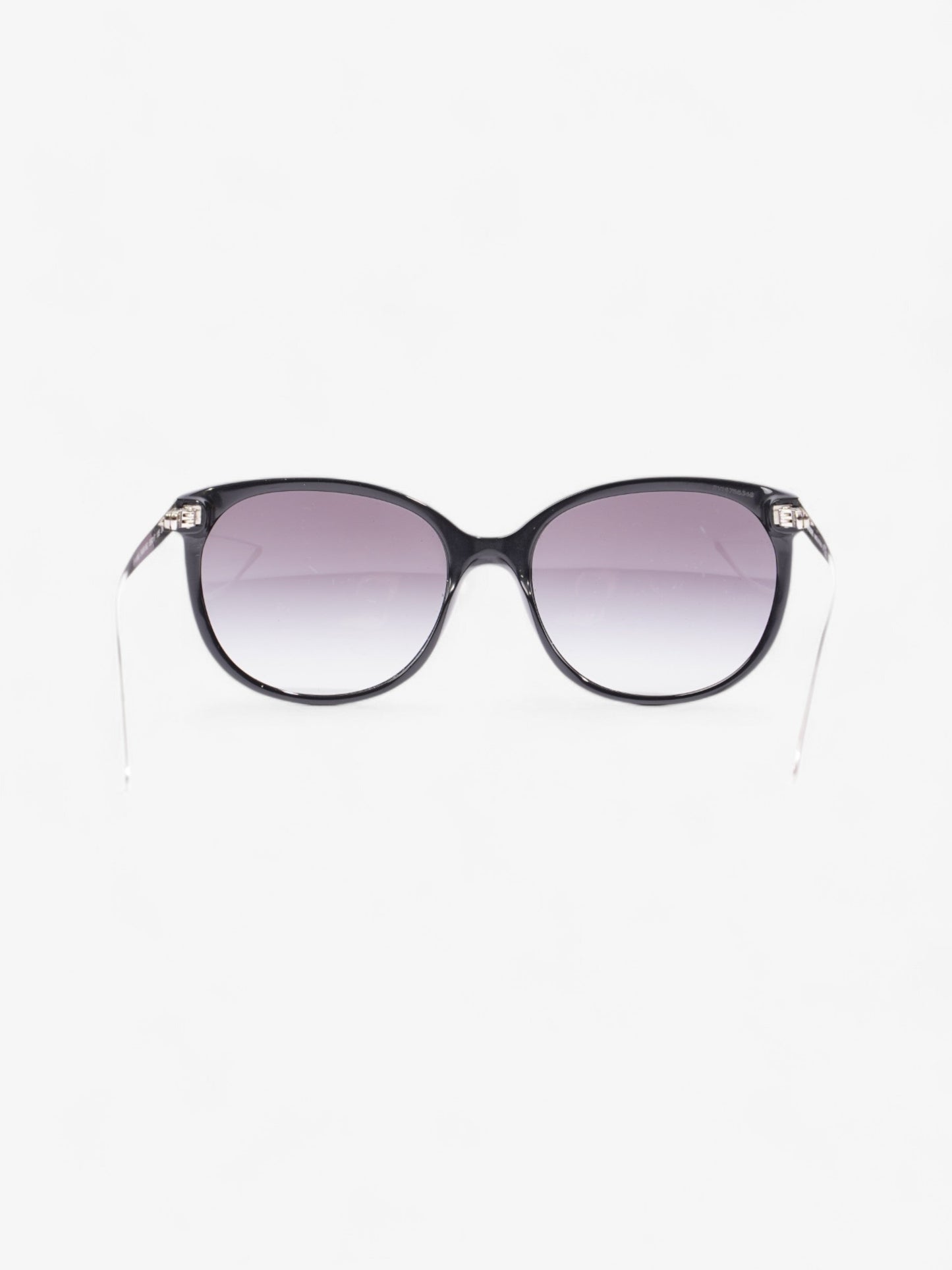 Burberry Check Sunglasses Black / Silver Acetate 135mm