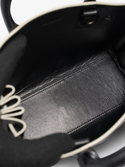 Saint Laurent Sac De Jour Black / White Calfskin Leather Nano