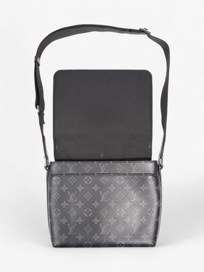Louis Vuitton District Messenger Bag Monogram Eclipse Coated Canvas PM