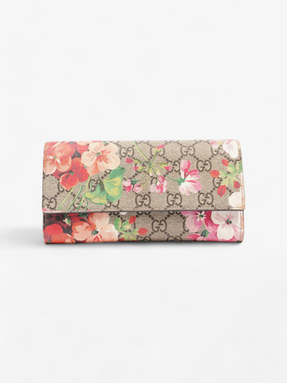 Gucci Continental Wallet GG Supreme / Bloom Canvas