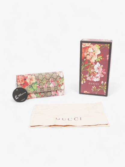 Gucci Continental Wallet GG Supreme / Bloom Canvas