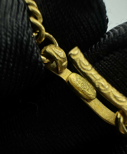 Chanel Vintage 98A Acrylic Dark Brown Camellia Necklace