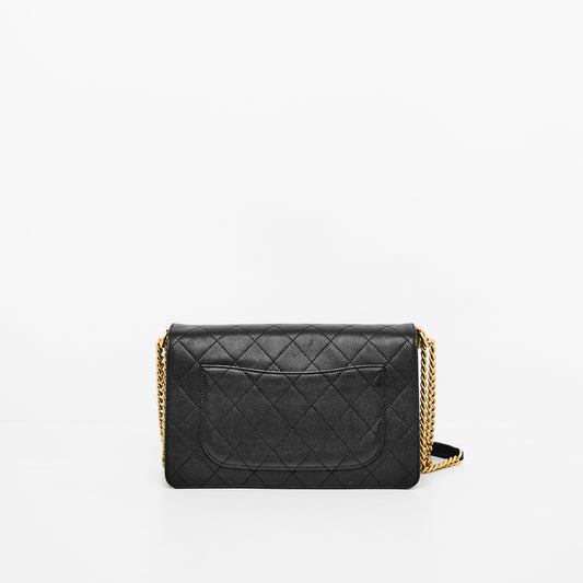 CHANEL LADY COCO FLAP BAG  IN BLACK