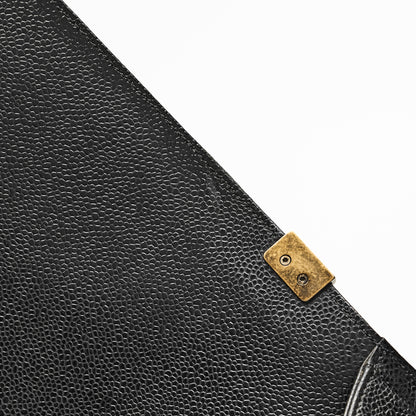 CHANEL LE BOY MEDIUM IN BLACK