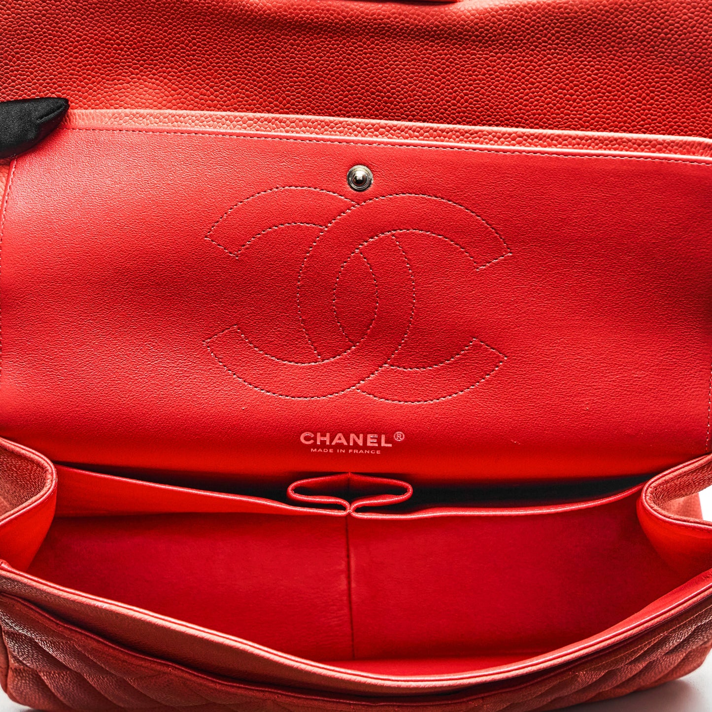 Chanel Caviar Classic Jumbo Pink