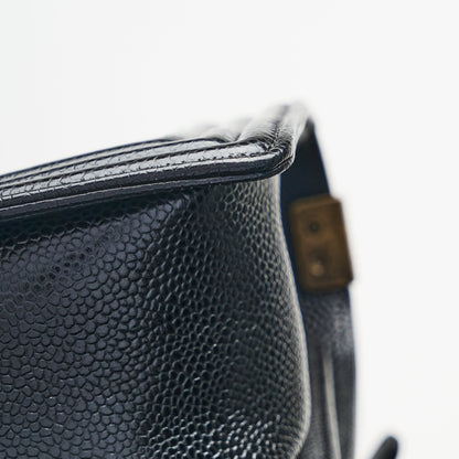CHANEL LE BOY MEDIUM IN BLACK
