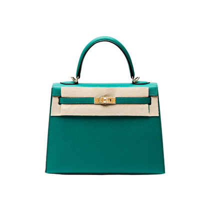 Hermes Kelly 25 Vert Jade Sellier Epsom Calfskin