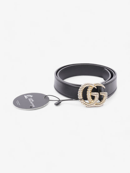 Gucci GG Belt Black Leather 70cm 28"