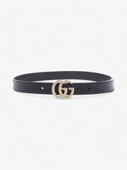 Gucci GG Belt Black Leather 70cm 28"