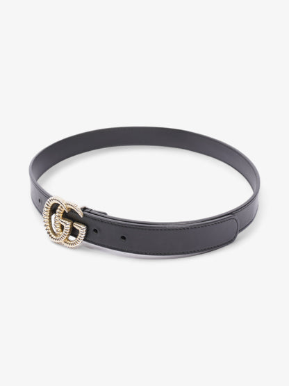 Gucci GG Belt Black Leather 70cm 28"