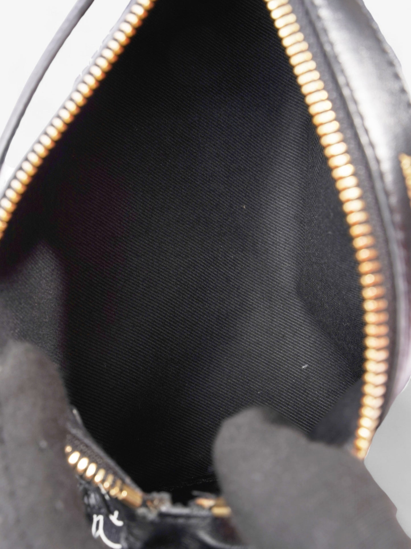 Burberry TB Barrel Bag Black / White / Red Canvas