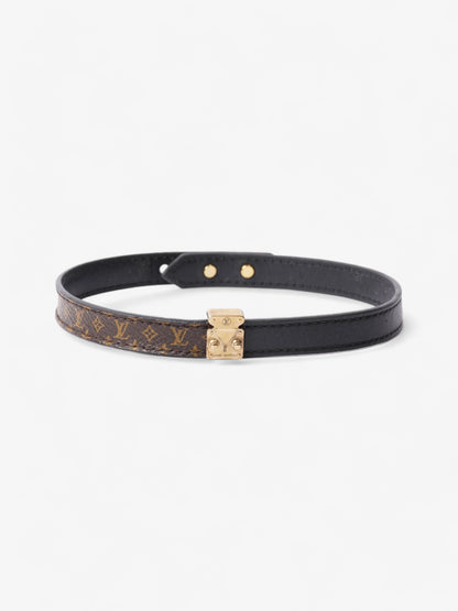 Louis Vuitton Monogram Wrap Bracelet Monogram / Gold / Black Canvas 17