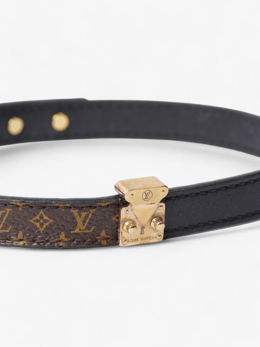 Louis Vuitton Monogram Wrap Bracelet Monogram / Gold / Black Canvas 17