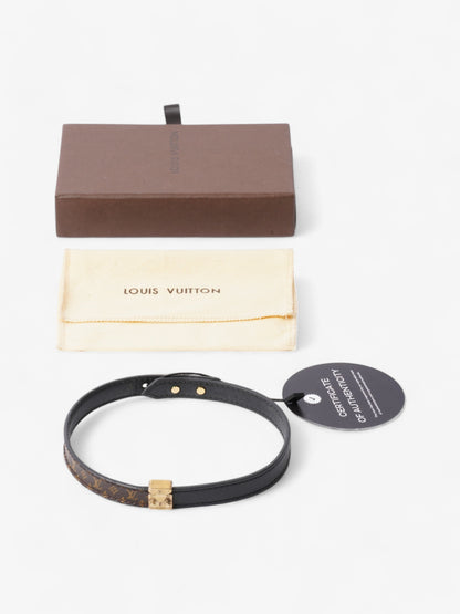 Louis Vuitton Monogram Wrap Bracelet Monogram / Gold / Black Canvas 17
