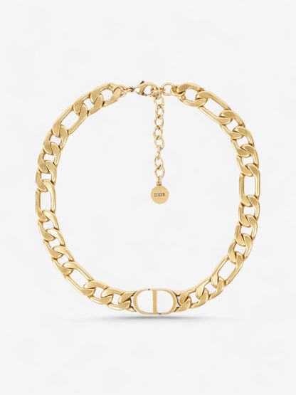 Christian Dior 30 Montaigne Choker Gold Base Metal 30cm