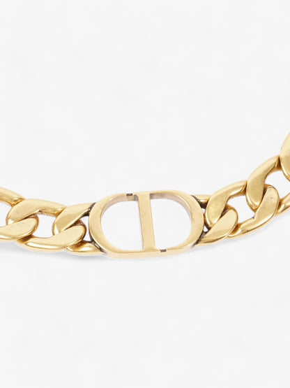 Christian Dior 30 Montaigne Choker Gold Base Metal 30cm