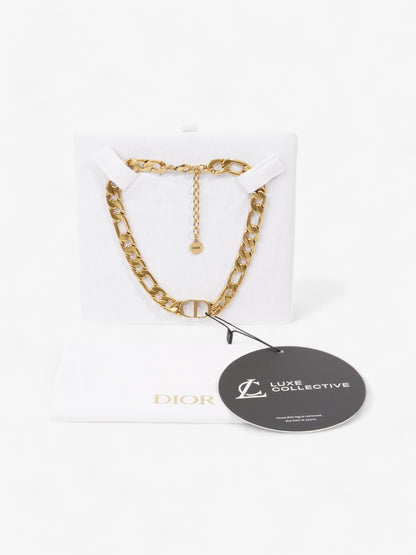 Christian Dior 30 Montaigne Choker Gold Base Metal 30cm