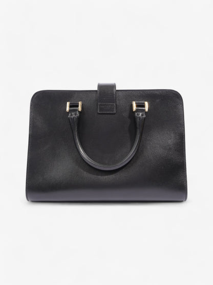 Saint Laurent Cabas Black Calfskin Leather Small