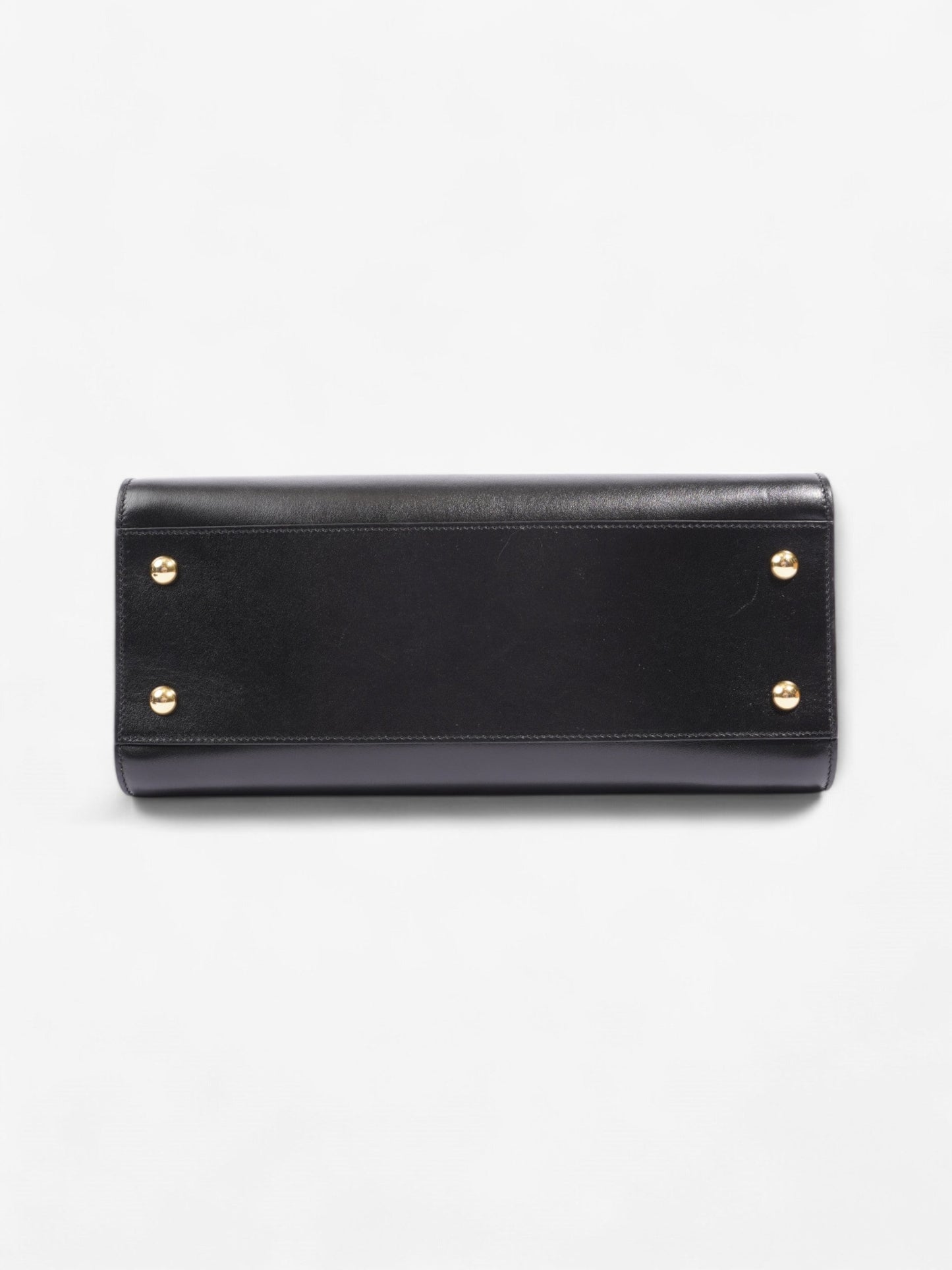Saint Laurent Cabas Black Calfskin Leather Small