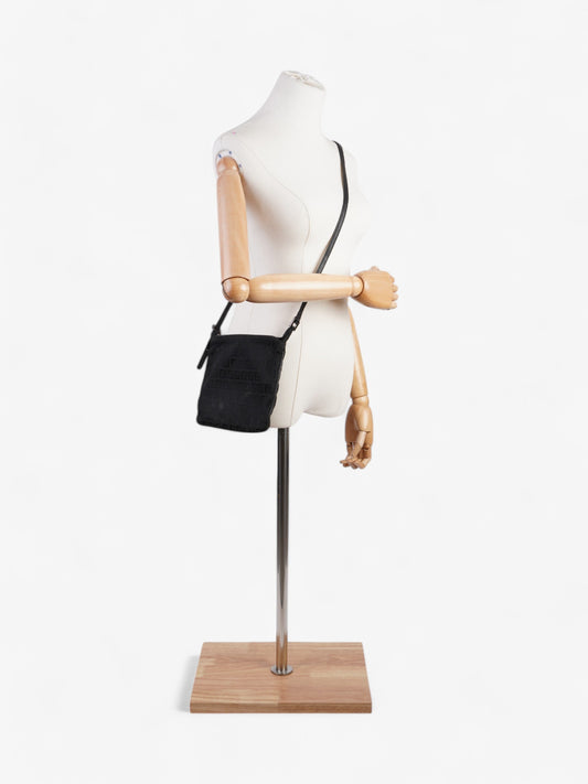 Fendi FF Zucchino Black Canvas