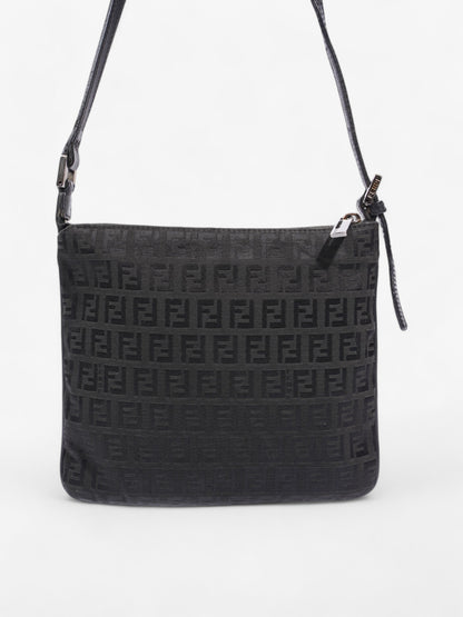 Fendi FF Zucchino Black Canvas