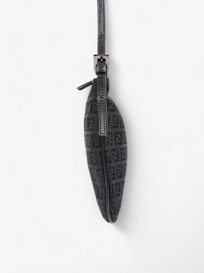 Fendi FF Zucchino Black Canvas