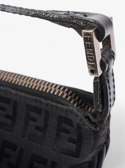 Fendi FF Zucchino Black Canvas