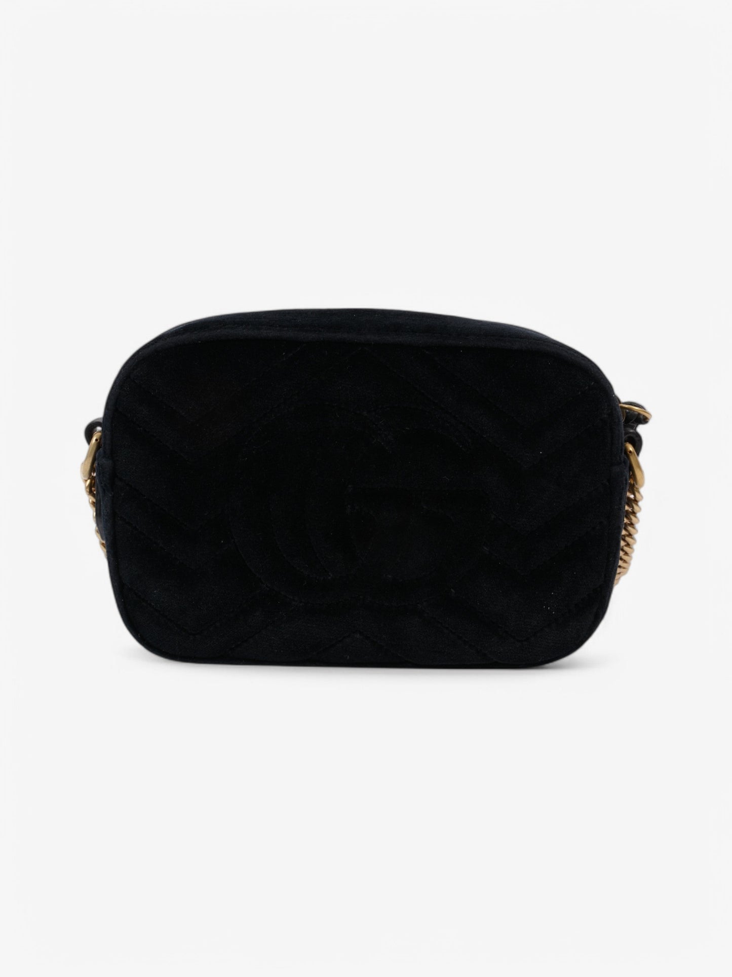 Gucci GG Marmont Crystal Black Velvet Mini