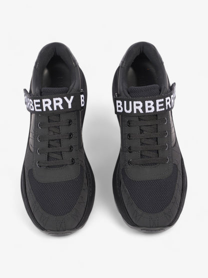Burberry Ronnie Zig Sneakers Black / White Mesh EU 41 UK 7