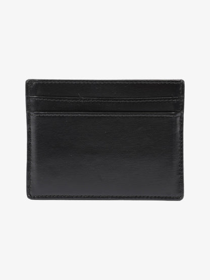 Saint Laurent Monogram Card Holder Black Leather