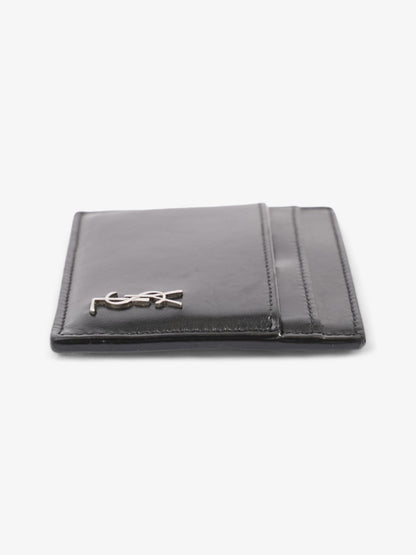 Saint Laurent Monogram Card Holder Black Leather