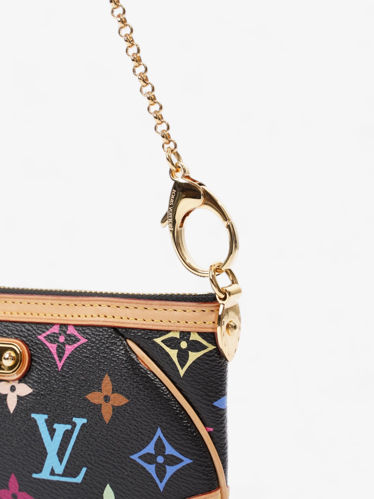 Louis Vuitton X Takashi Murakami Pochette Milla MM Multicoloured Monogram Coated Canvas
