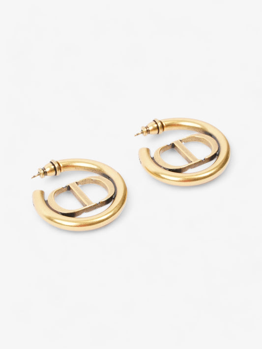 Christian Dior 30 Montaigne Earrings Gold Base Metal