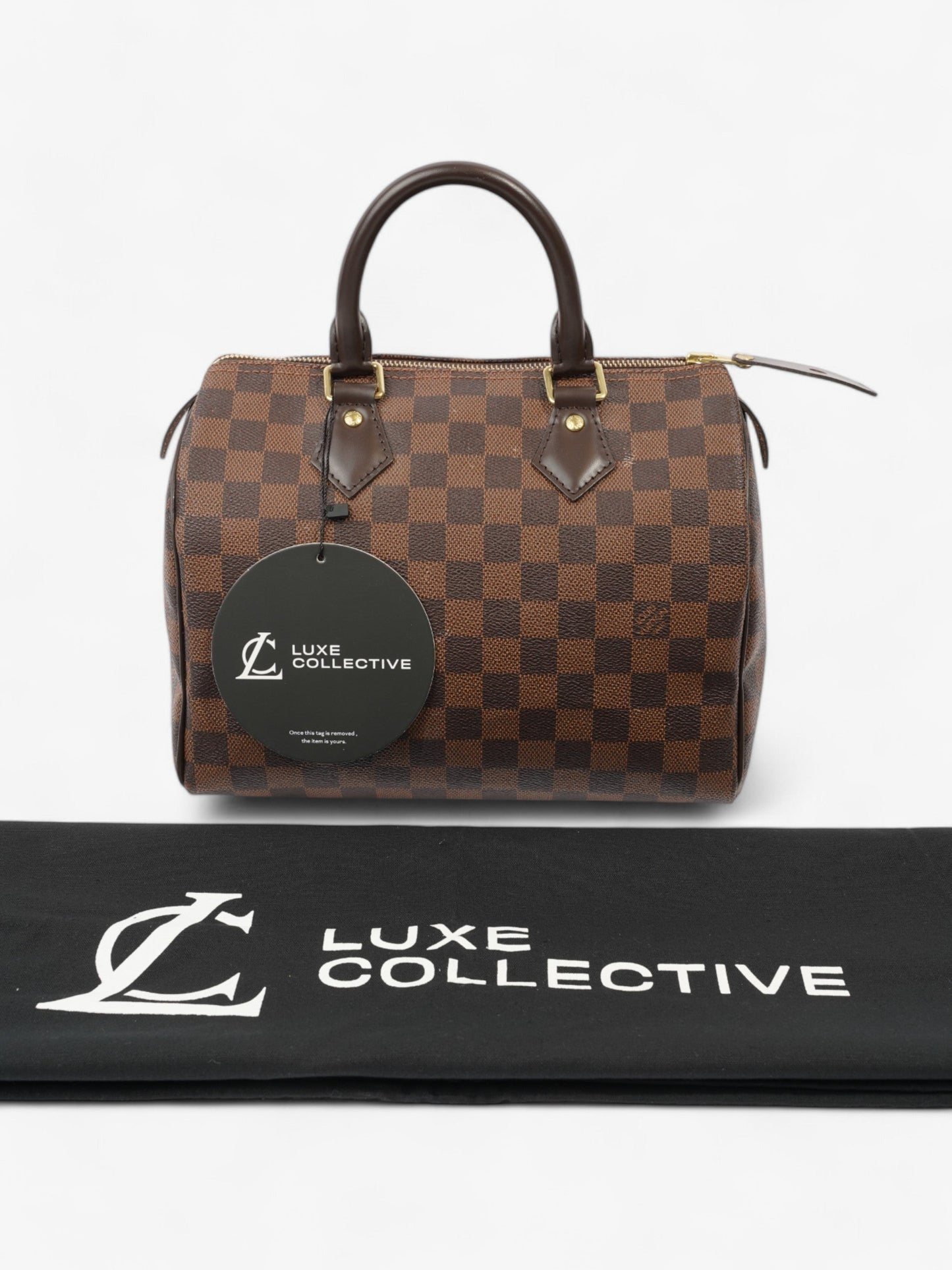 Louis Vuitton Speedy Damier Ebene Coated Canvas 25