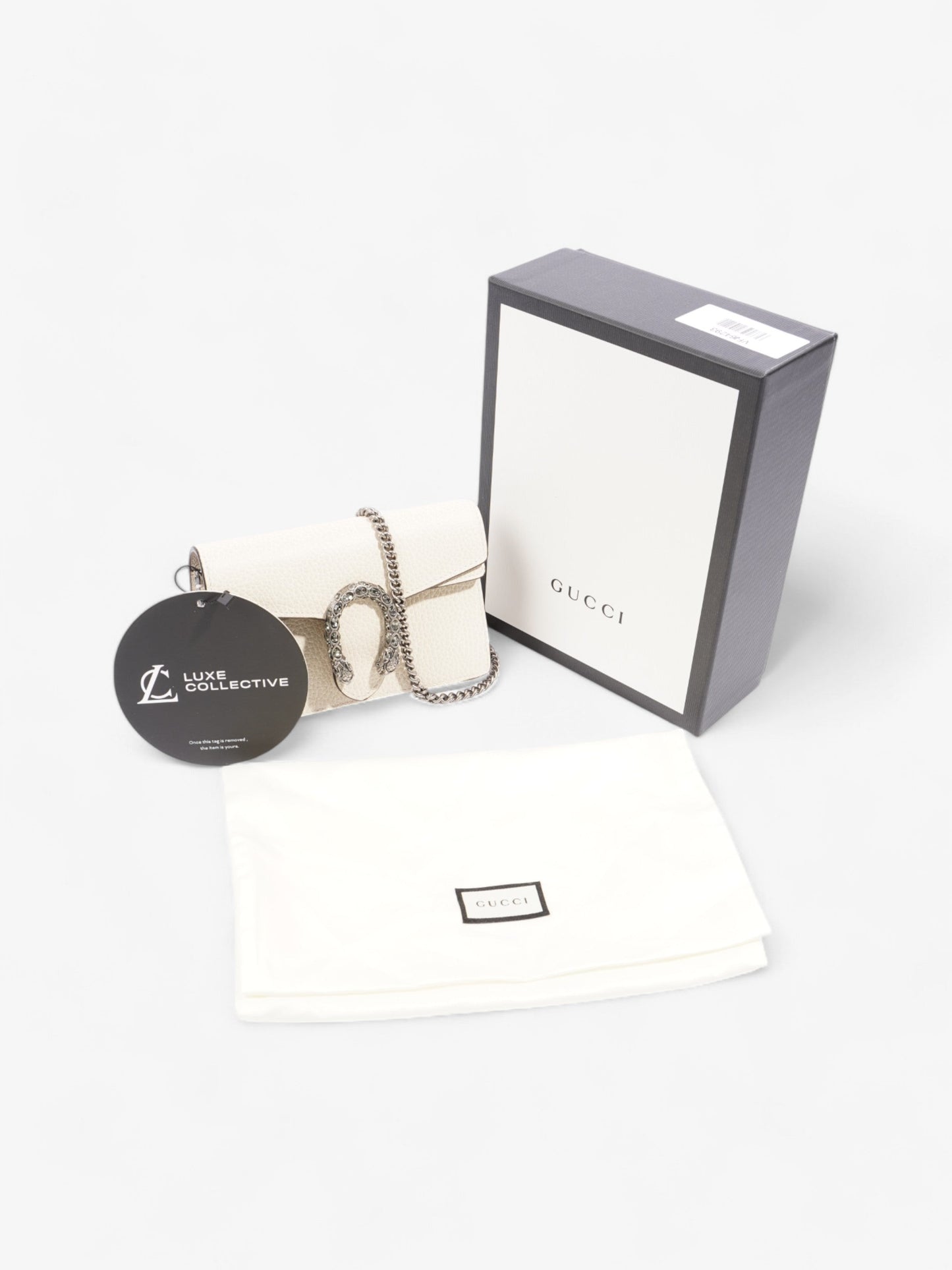 Gucci Dionysus Super Mini Cream Leather