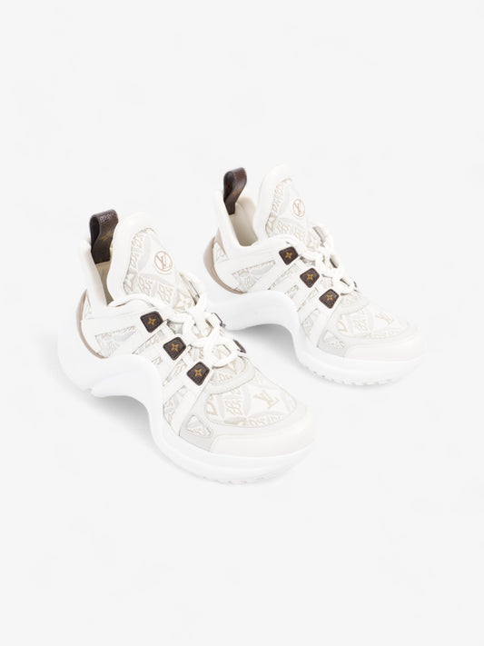 Louis Vuitton Since 1854 Archlights White / Brown Canvas EU 40 UK 7