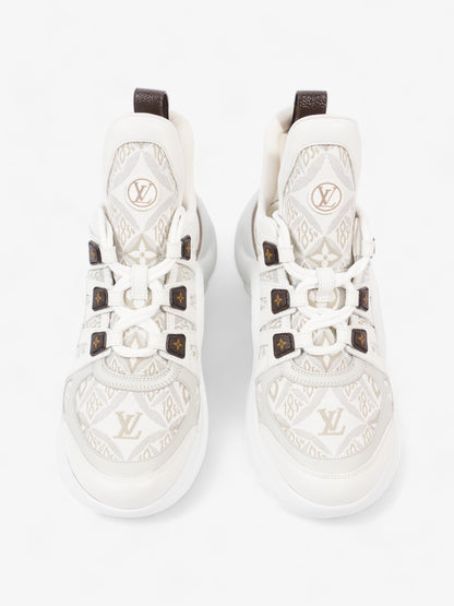 Louis Vuitton Since 1854 Archlights White / Brown Canvas EU 40 UK 7