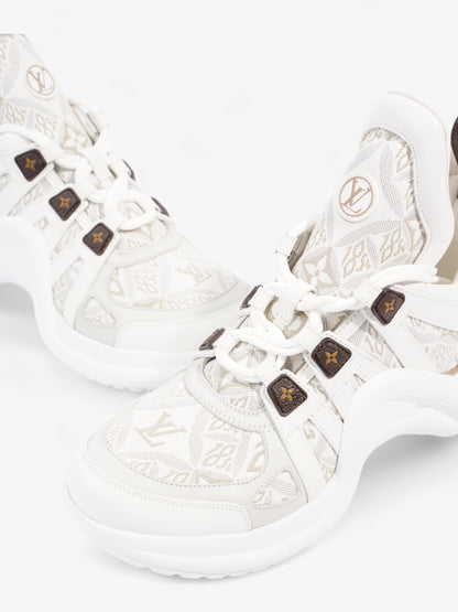 Louis Vuitton Since 1854 Archlights White / Brown Canvas EU 40 UK 7
