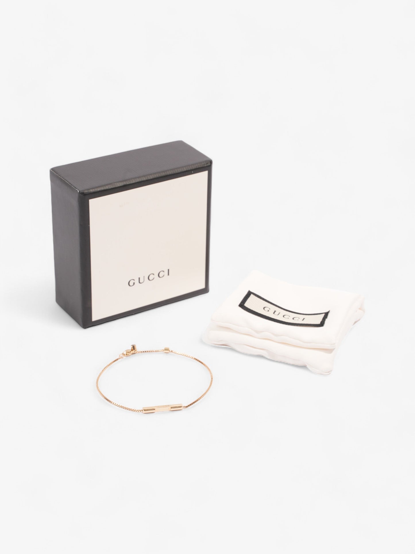 Gucci Link To Love Bracelet with Gucci Bar Gold 18kt Gold